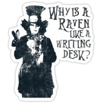 Why is a raven like a writing desk?