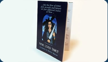 Nine Lives Tarot Guide booklet