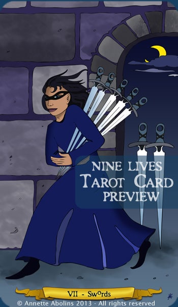 7 Swords - Nine Lives Tarot