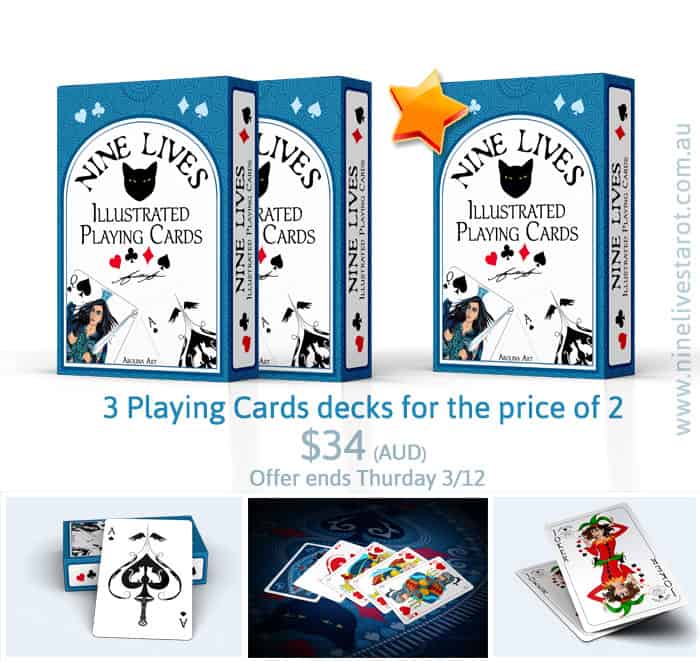 Playing Cards special offer Nine Lives