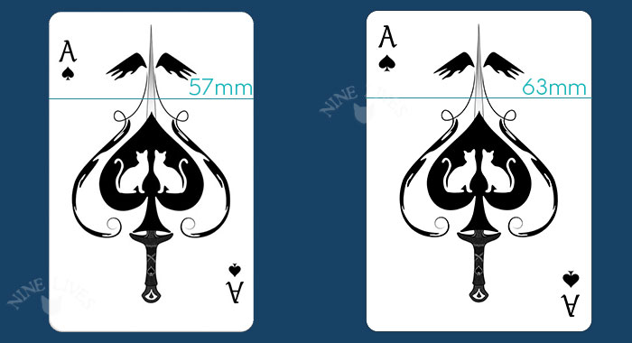 Nine Lives Ace of Spades -Bridge & Poker size